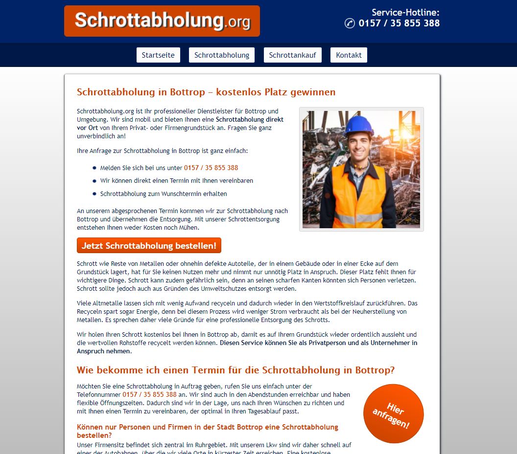 Schrottabholung Bottrop
